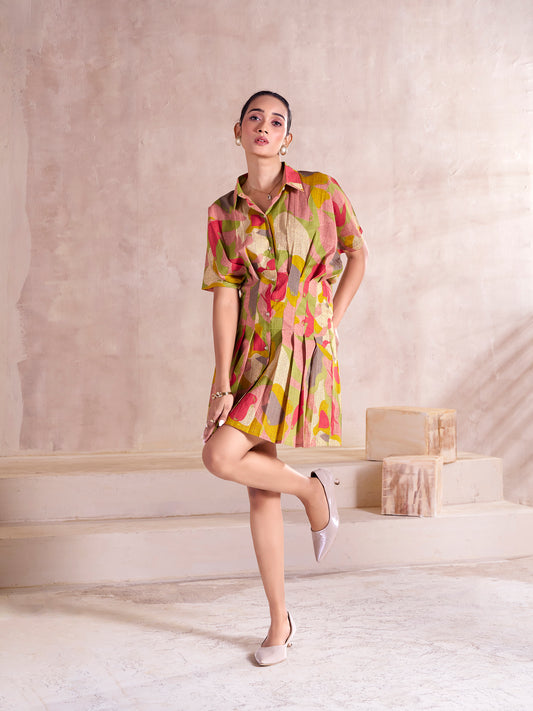 The Aurora Pleated Dress