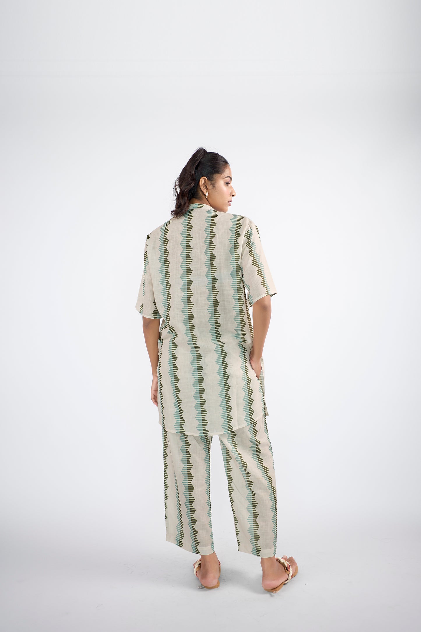 Half-sleeve kurta set