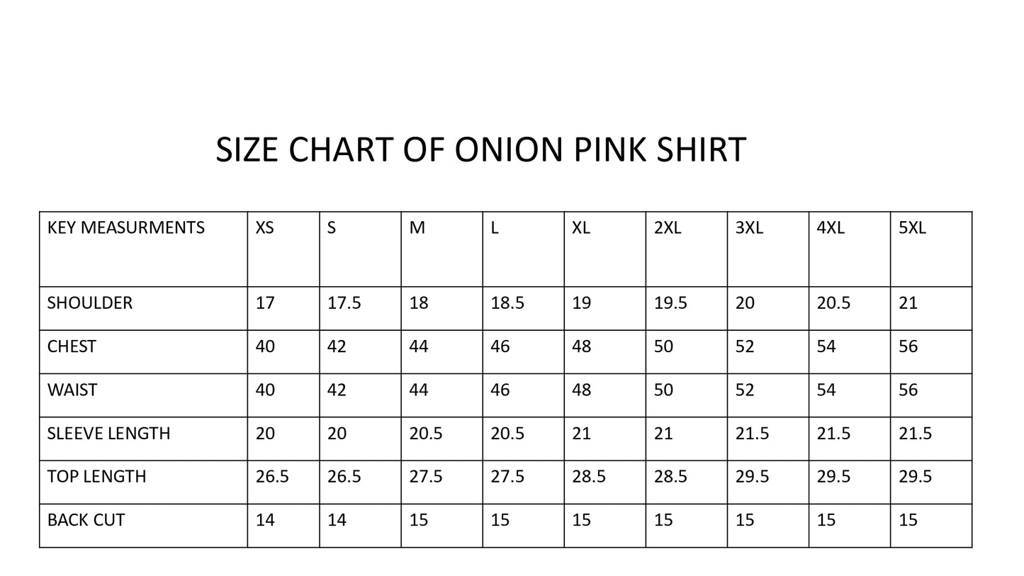 Onion pink Shirt.