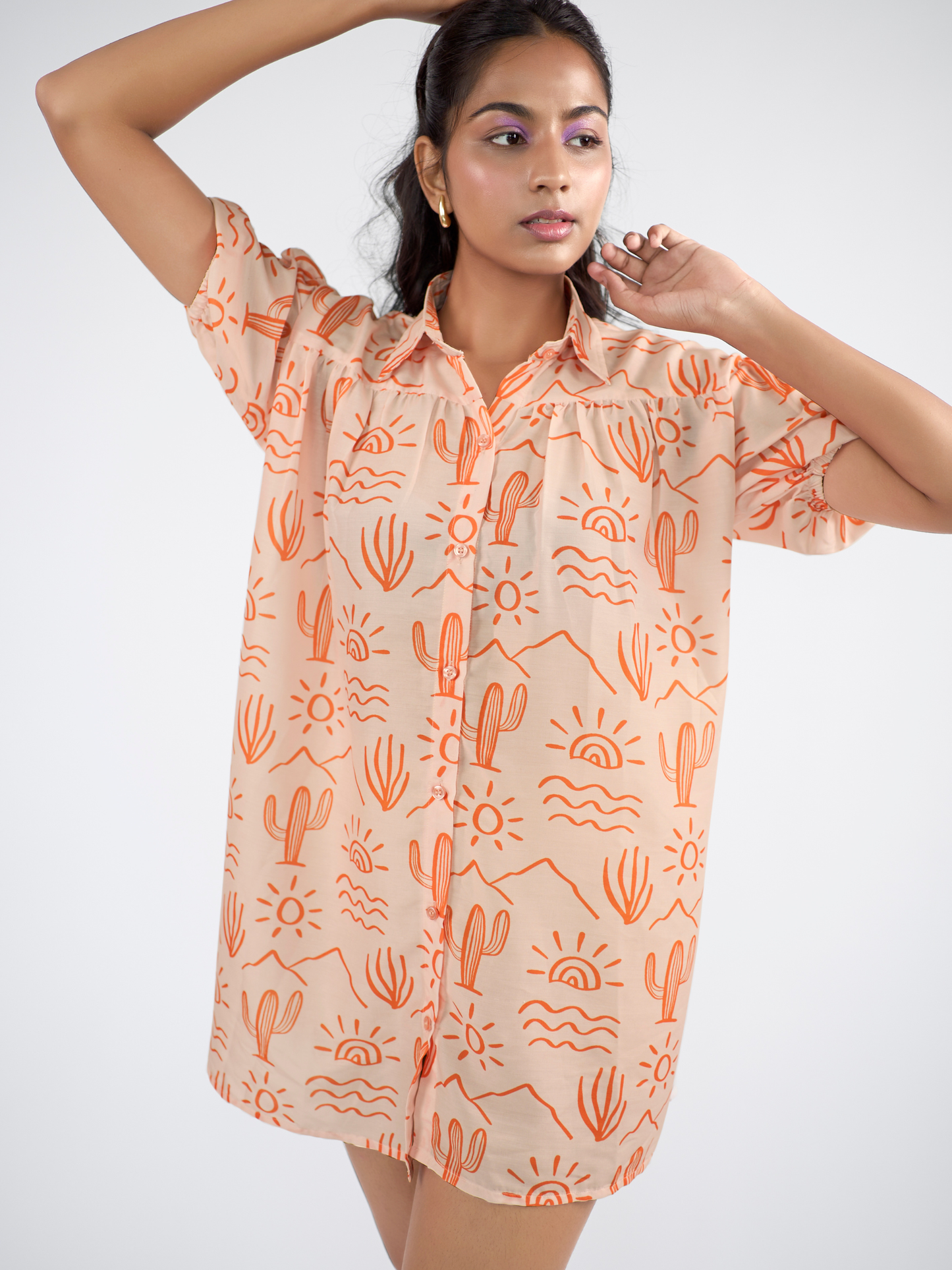 Oversized Shirt Mini Dress