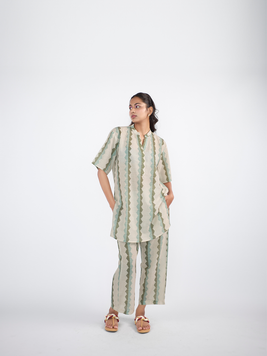 Half-sleeve kurta set