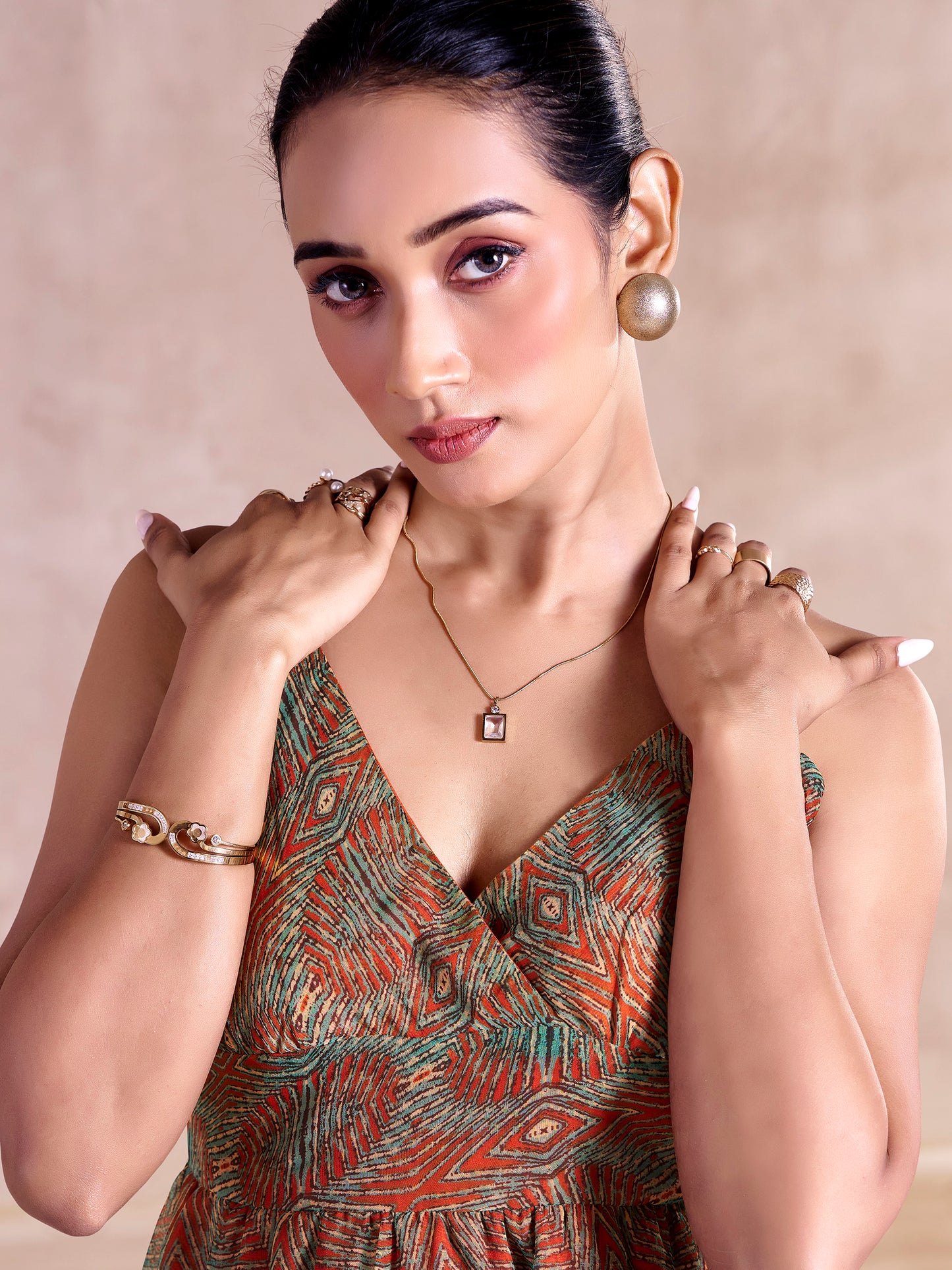 Effortlessly Bohemian, Elegantly Bold mini dress