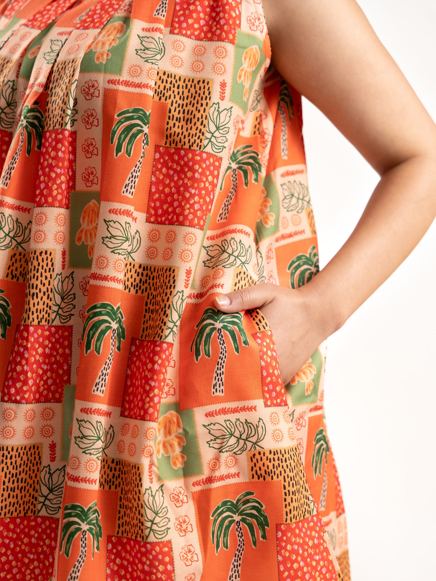 Sunset Safari Shift  Mini Dress