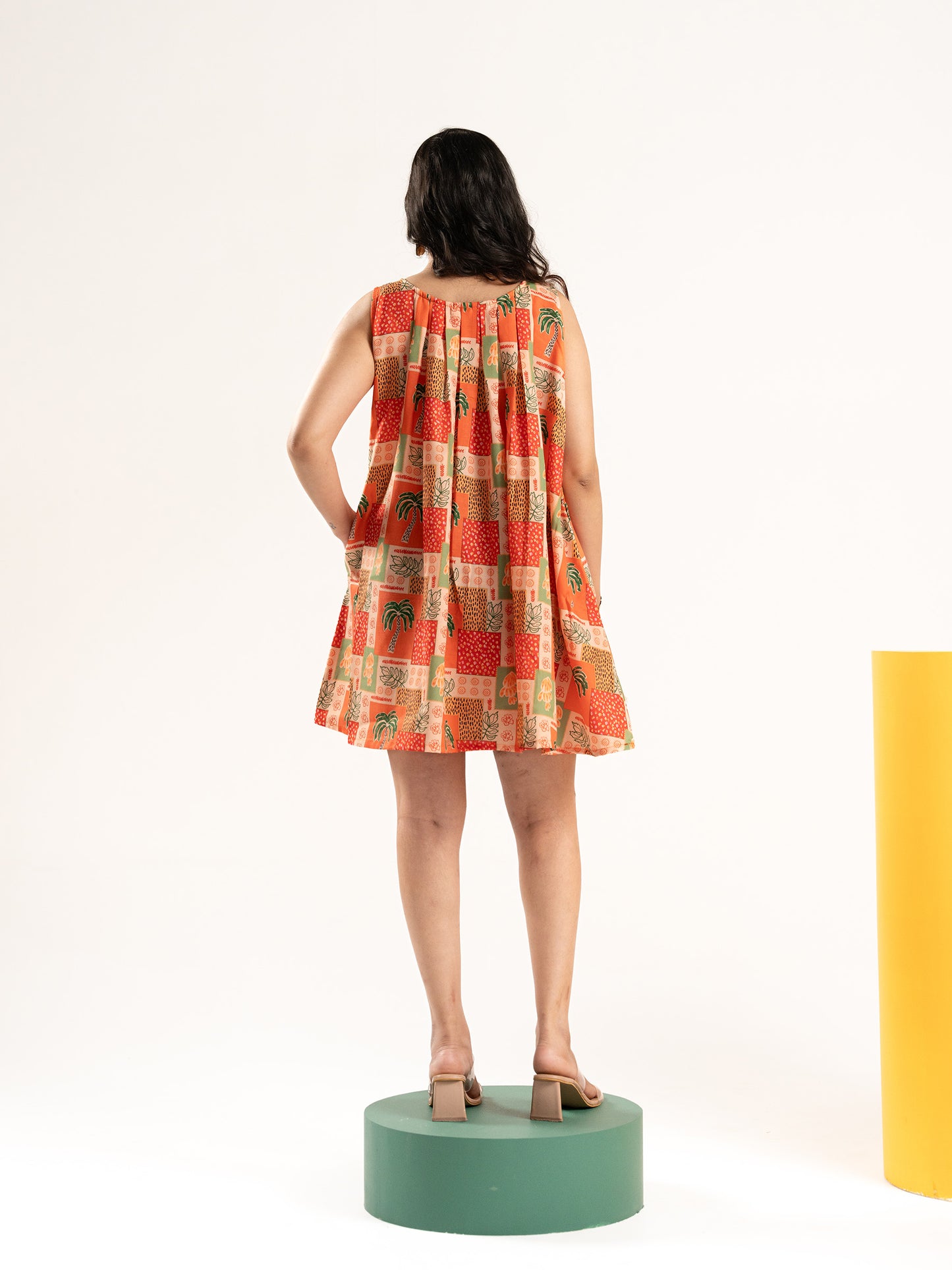 Sunset Safari Shift  Mini Dress
