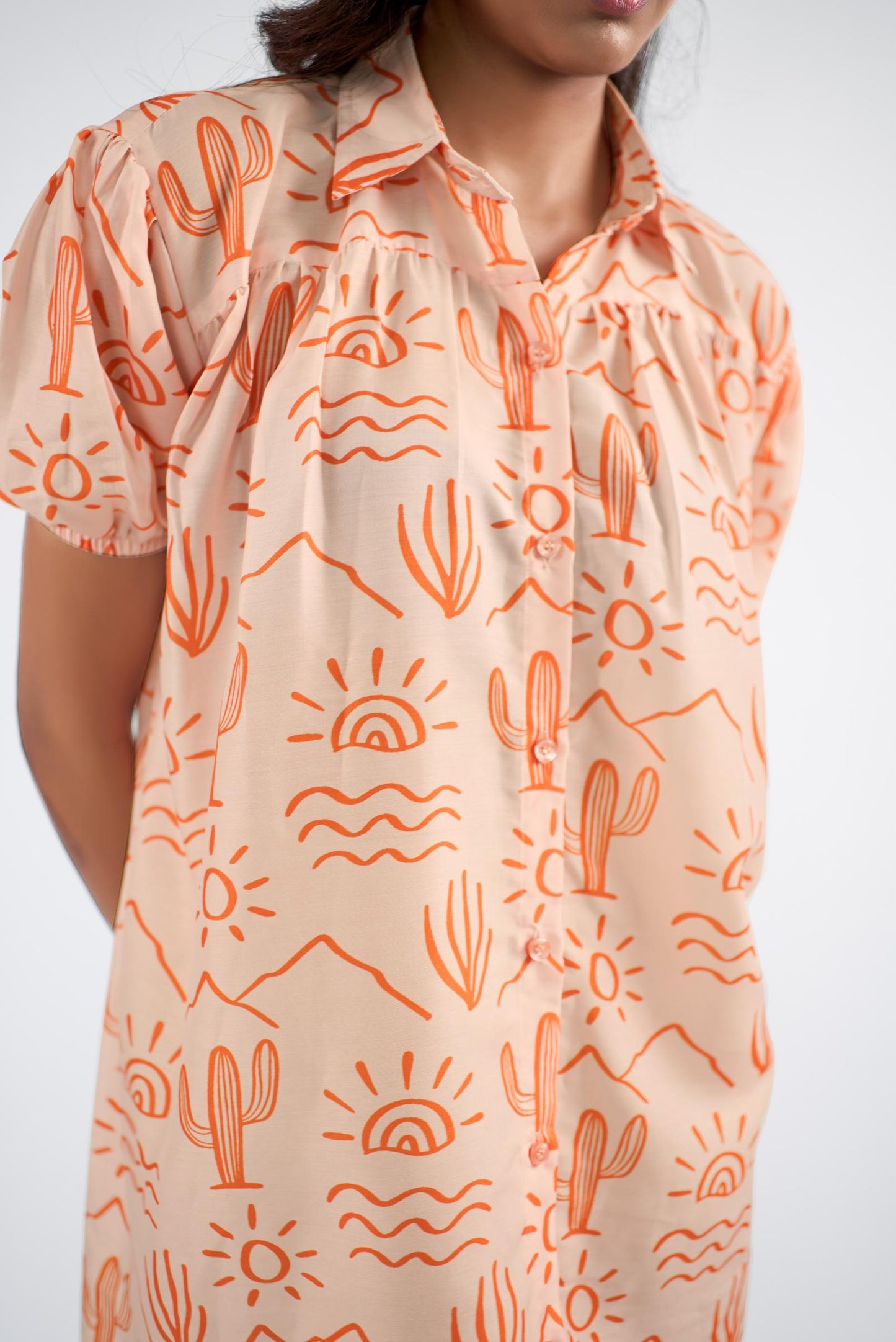 Oversized Shirt Mini Dress