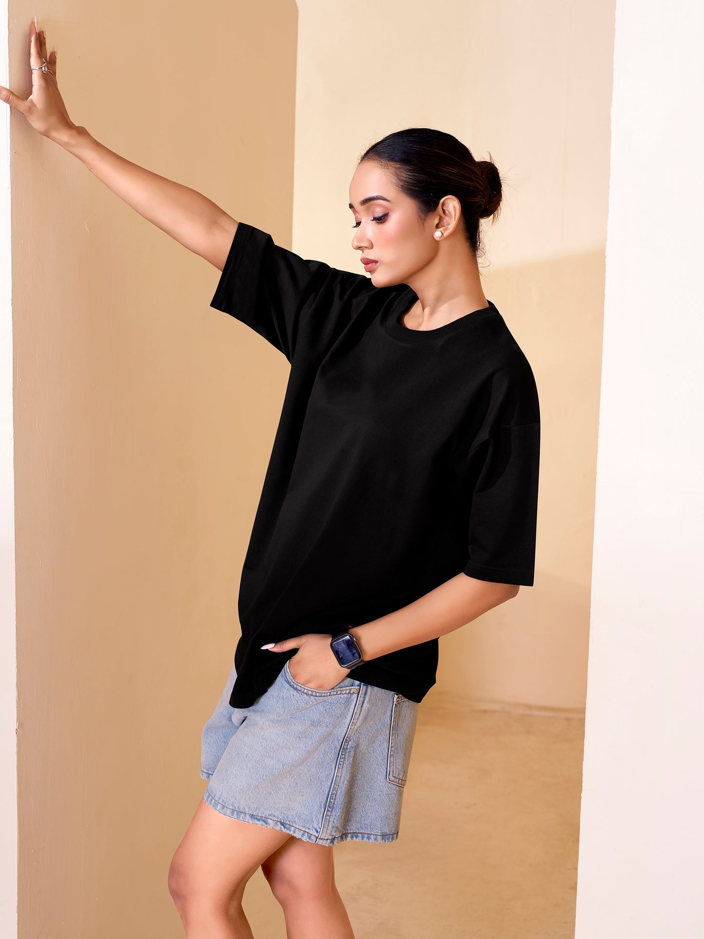 Black Oversized T-shirt