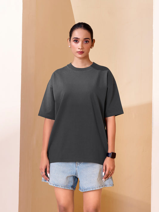 Oversized Charcoal Grey T-shirt
