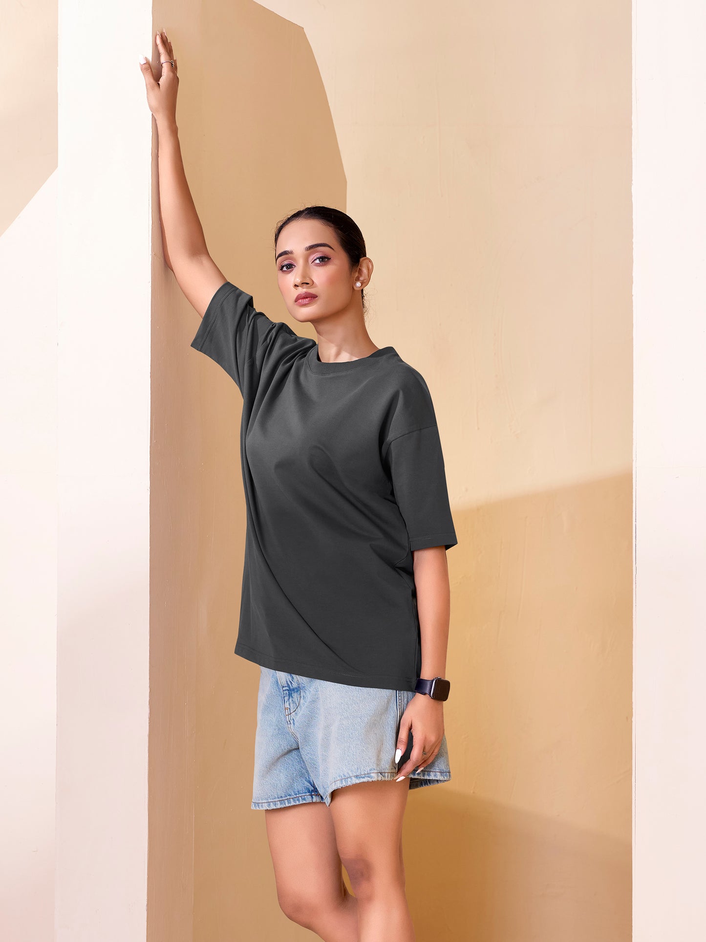 Oversized Charcoal Grey T-shirt