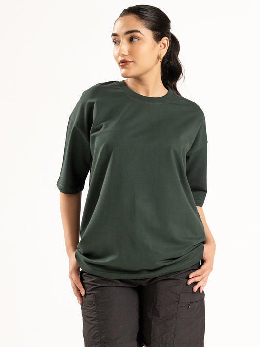 Forest Green Oversized T-shirt