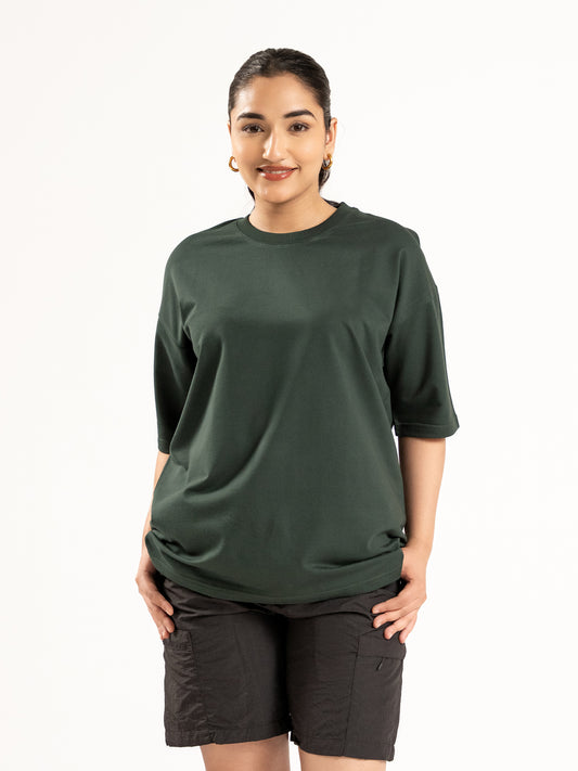 Forest Green Oversized T-shirt