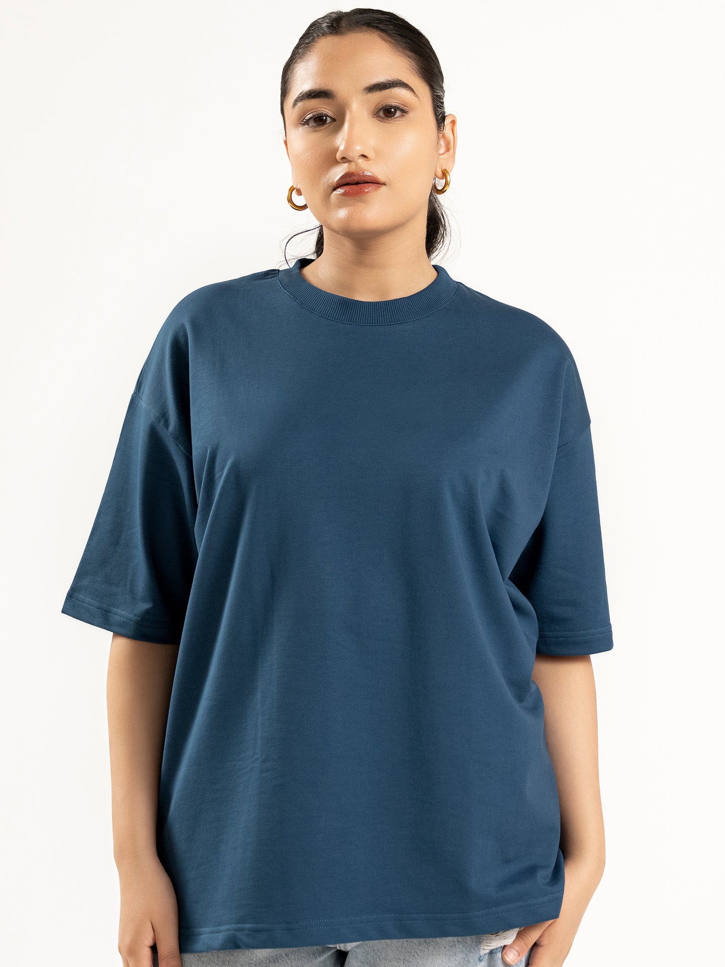 Teal Blue Oversized T-shirt
