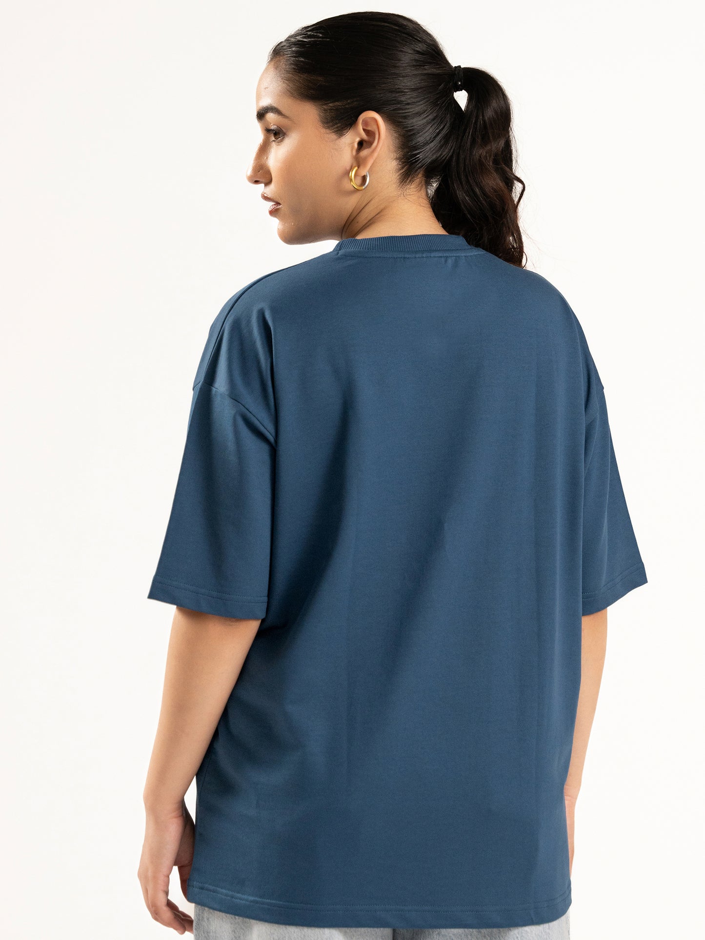Teal Blue Oversized T-shirt