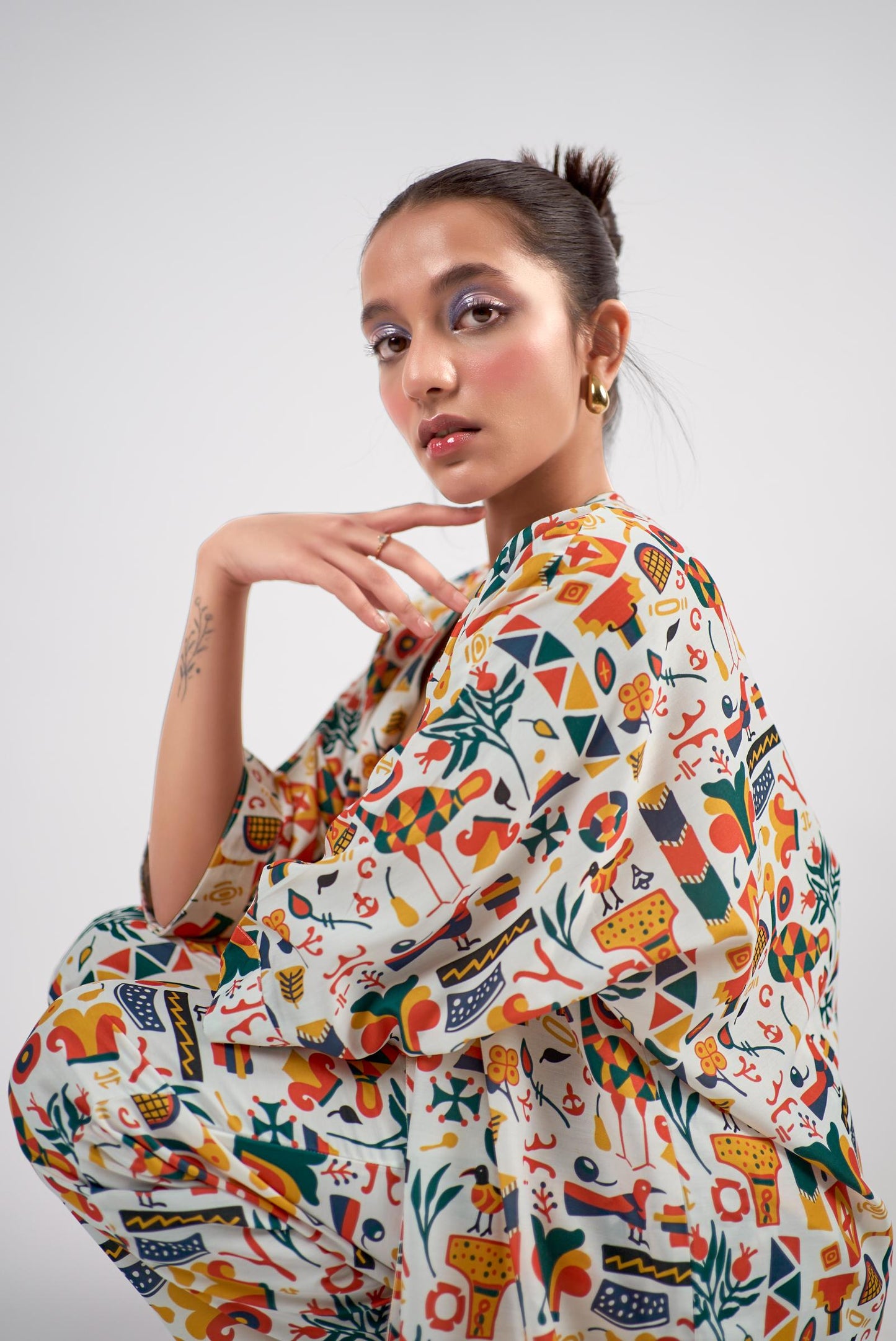 A refined three-piece co-ord set