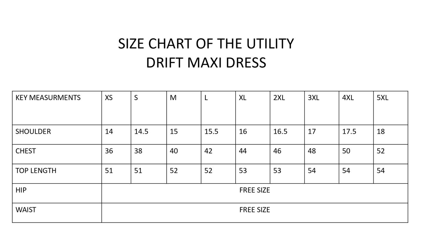The Utility Drift Maxi Dress