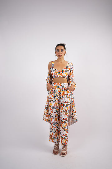 A refined three-piece co-ord set